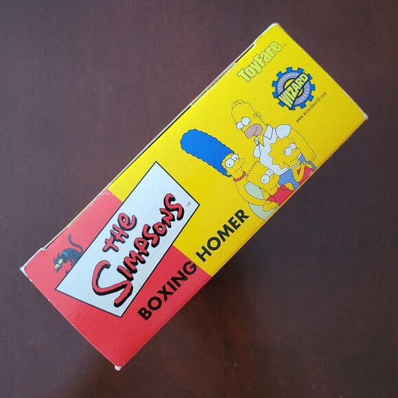 NEW Homer Simpson Playmates Boxing Homer Figure Toyfare Wizard The Simpsons NWT - Picture 6 of 7